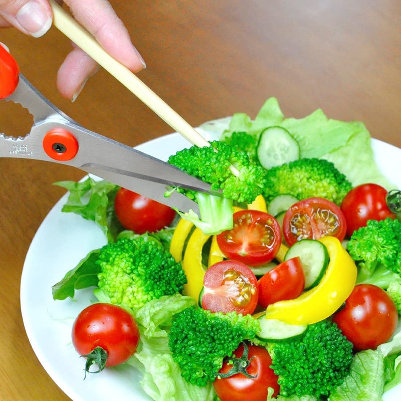 CANARY Japanese Food Scissors 6.8" Small Lightweight, Made in JAPAN, Dishwasher Safe Come Apart Blade, Easy Clean Kitchen Shears with Removable Blades, Rust Resistant Japanese Stainless Steel, Red - Image 5